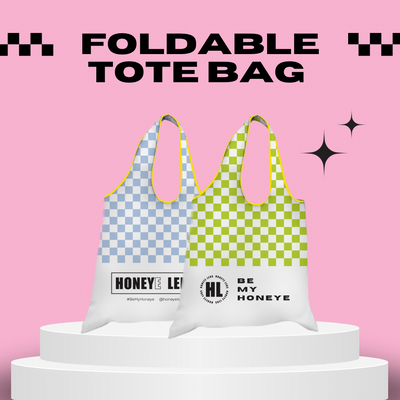 Honeyelens Foldable Tote Bag