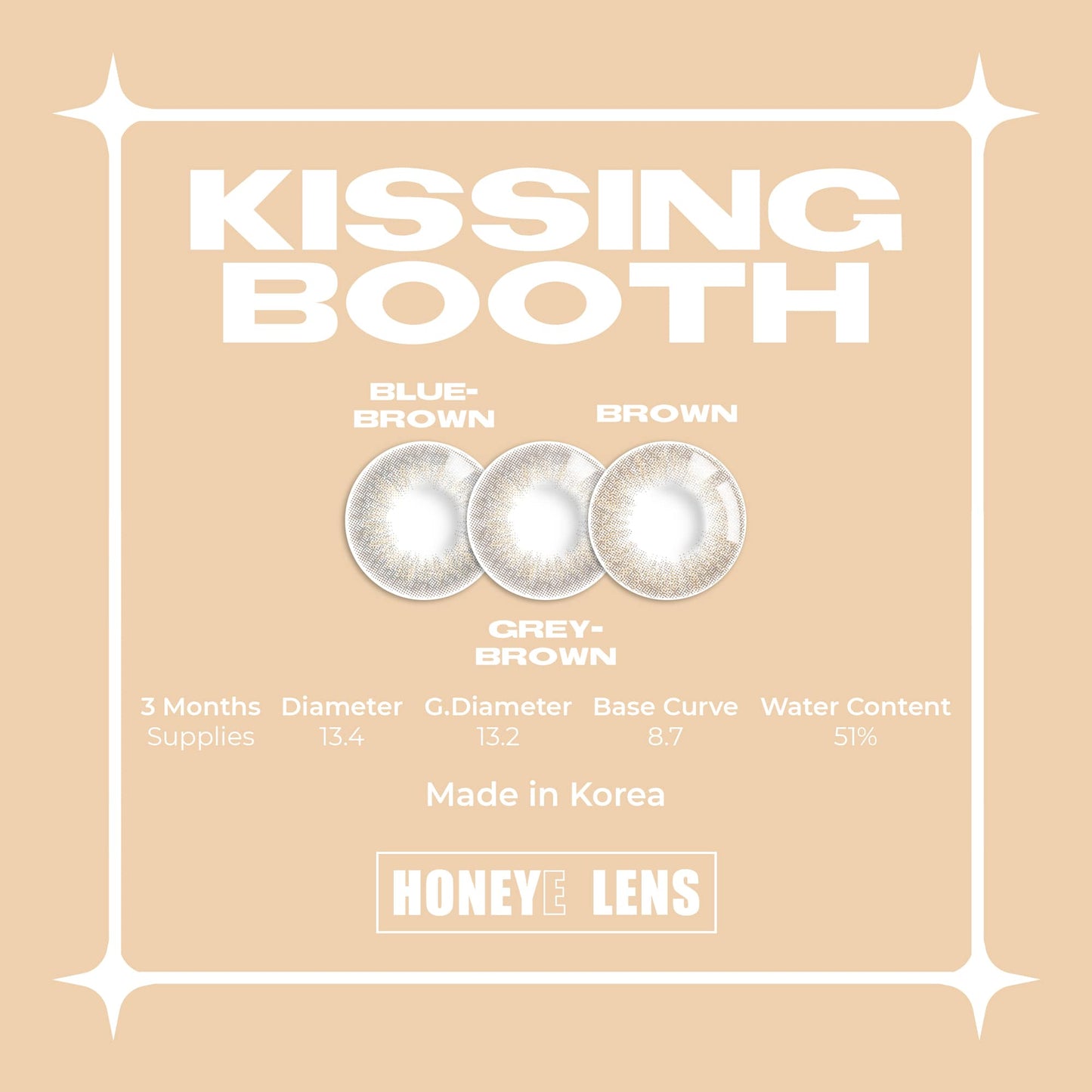 Kissing Booth Blue Brown